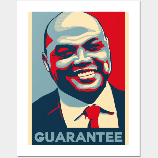 Charles Barkley Guarantee Obama Hope Large Print Posters and Art